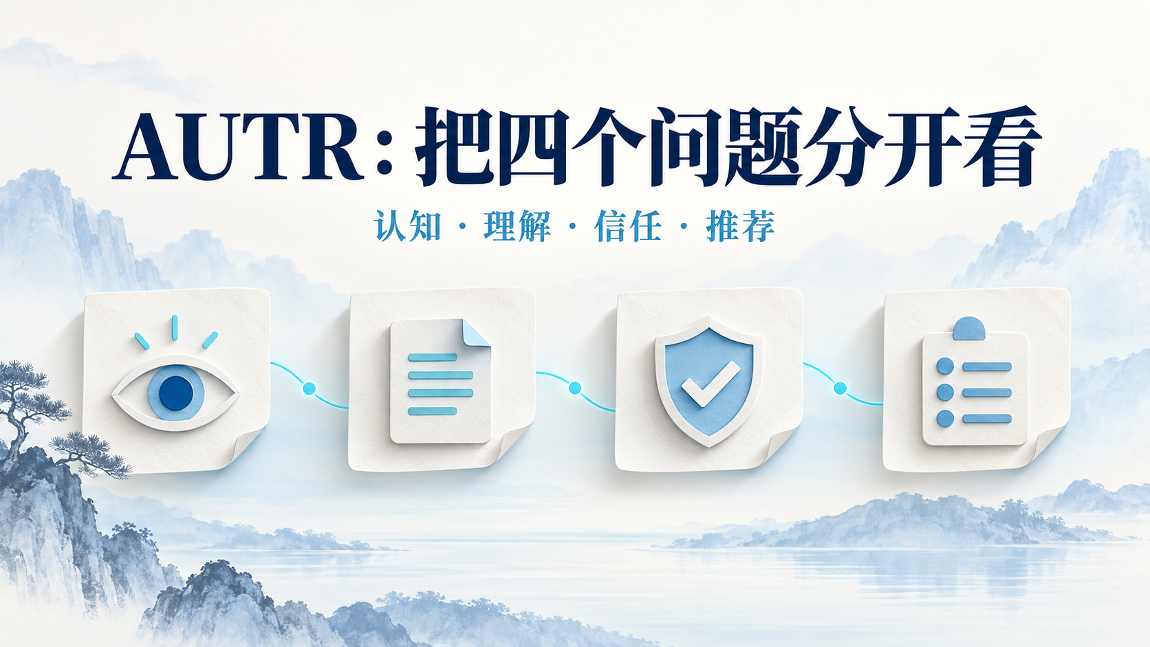 AUTR四维：认知、理解、信任、推荐